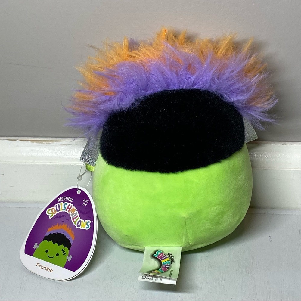 Squishmallow Len 8" Plush Frankenbear Halloween & Mini Frankie Frankenstein NWT - Picture 13 of 16